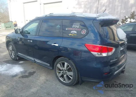 2013 Nissan Pathfinder Platinum from USA, damaged, VIN 5N1AR2MM1DC666190